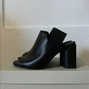 COS black mules with strap S7